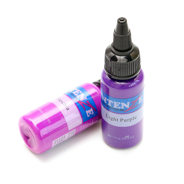 Silver Dan Transparent Tattoo Ink Set - 14 Colors, 30ml